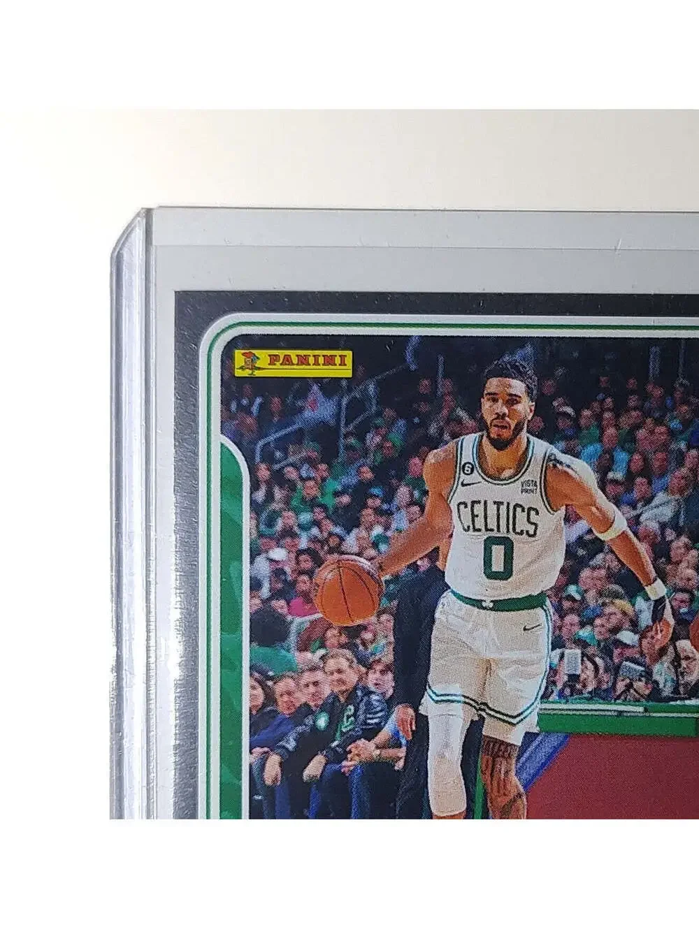 Jayson Tatum 2023-24 Panini NBA Sticker Foil Card #17 Boston Celtics